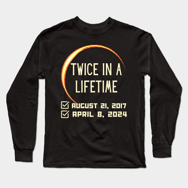 Solar-eclipse Long Sleeve T-Shirt by Little Quotes